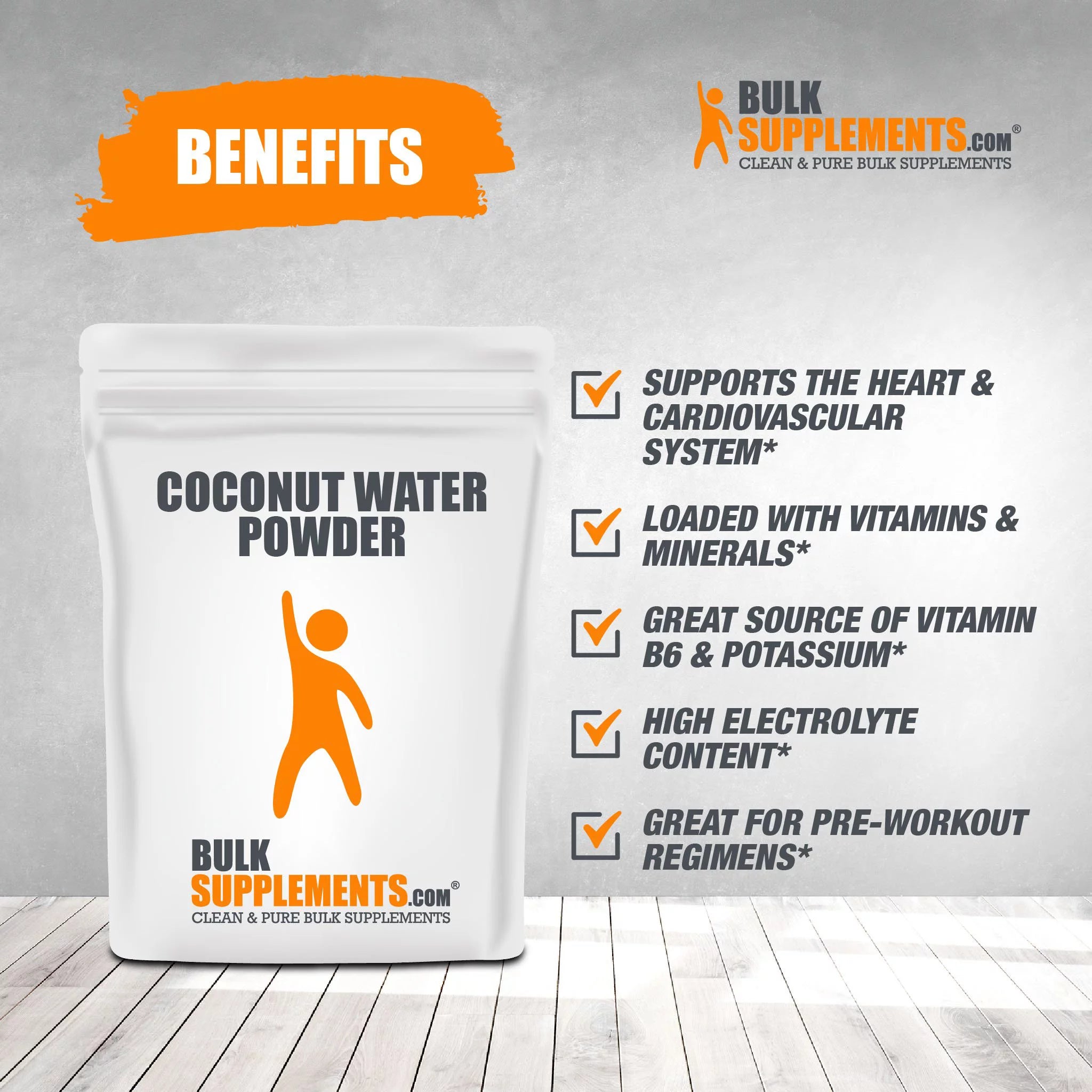 Coconut Powder Electrolyte Supplement Drink Mix (1 Kilogram - 2.2 lbs) I8898