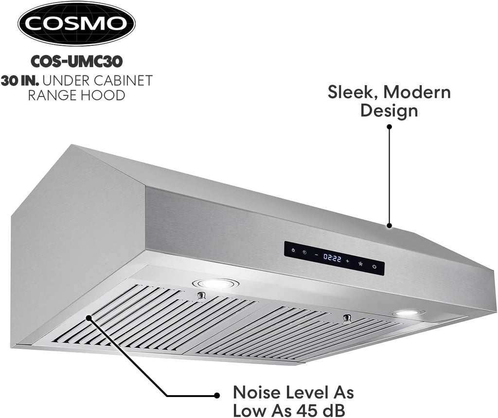 30 in. Ducted Under Cabinet Stainless Steel Range Hood Q165158