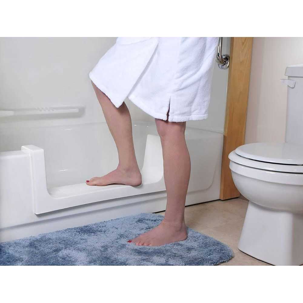 Wide White Step Bathtub Conversion Kit A870