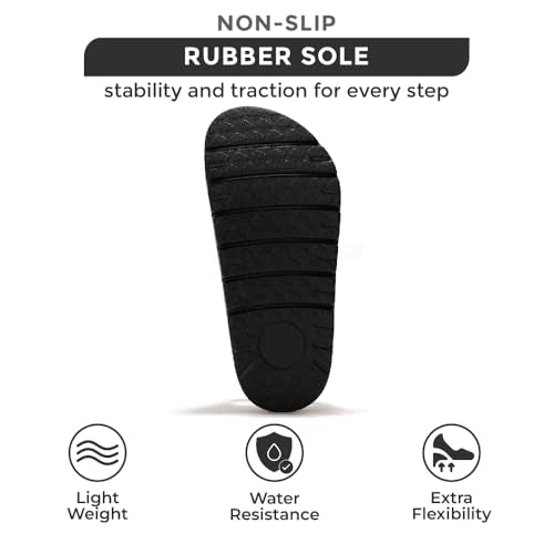 Genuine Leather Platform Sandals with Memory Foam Insole D409