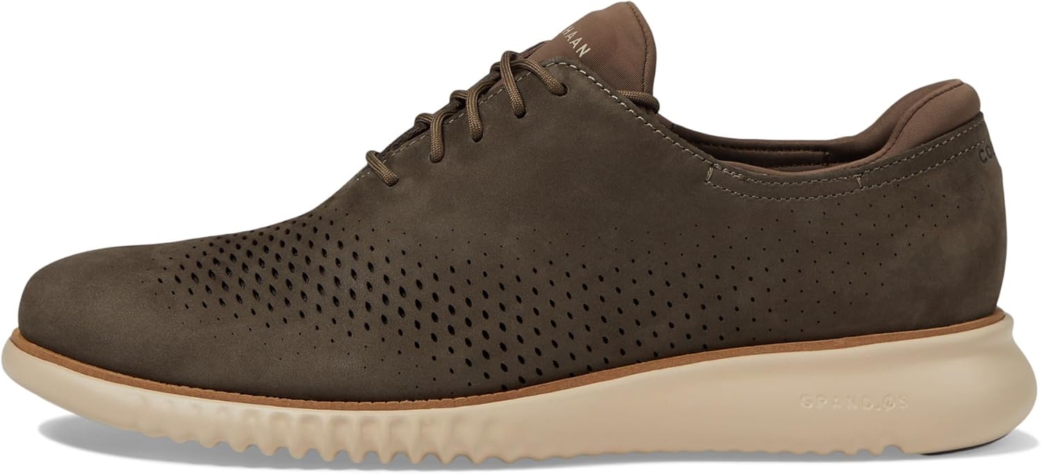 Deep Olive Nubuck/Oat Oxford Shoes F9873