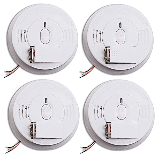 Hardwired Smoke & Carbon Monoxide Detector with 6 Hardwired Smoke Detectors N1941