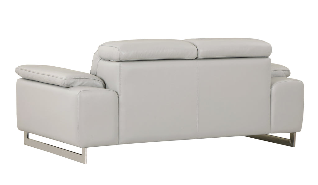 Top Grain Italian Leather Loveseat P55643