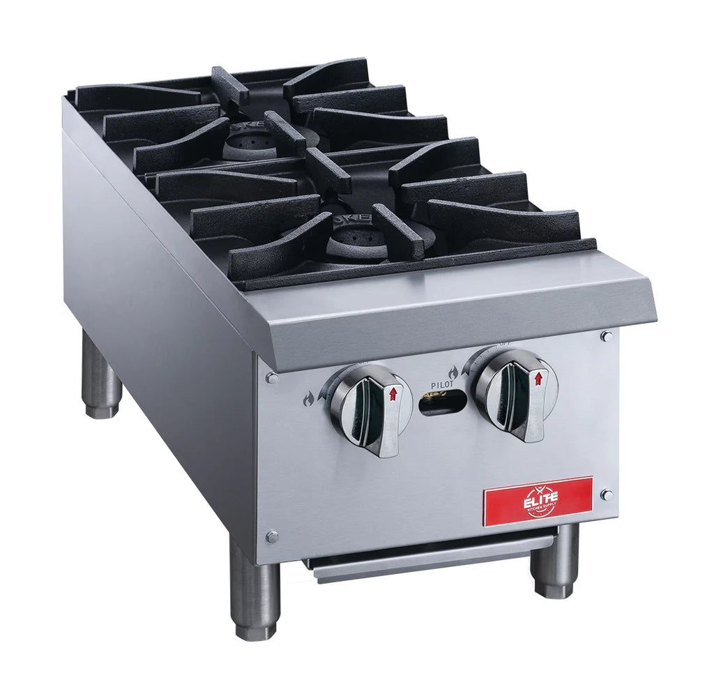 12 in. Two Burner Commercial Hot Plate 56000 BTU Y295