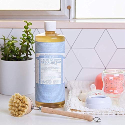 Pure-Castile Liquid Soap (Baby Unscented, 32 ounce) R648788