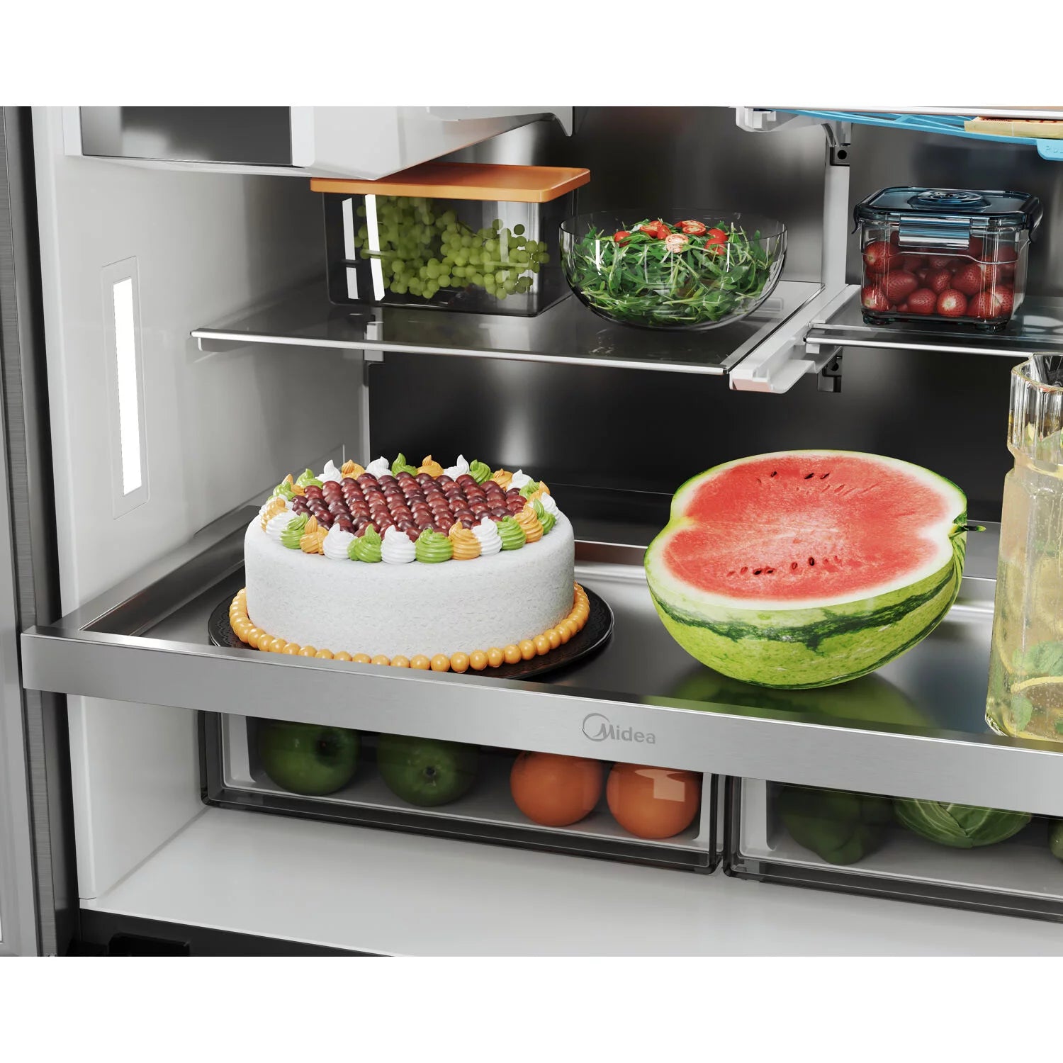 21.6-Cu. Ft. Cabinet Depth 4-Door French Door Refrigerator P394