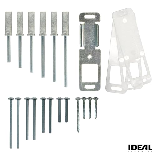 Satin Nickel Door Lever with Deadbolt Lock 2-Piece Set G46397
