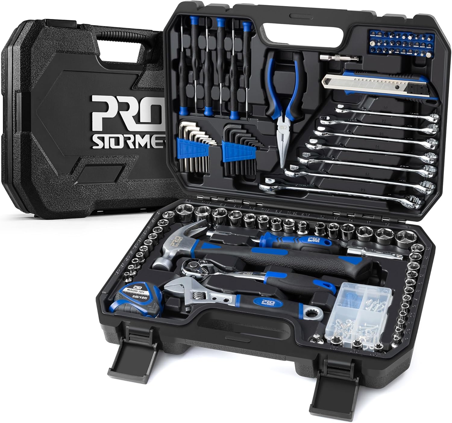 200-Piece Hand Tool Set with Toolbox Storage Case T501