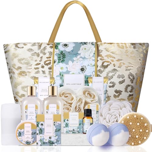15pcs Luxury Relaxing Spa Kit with Bath Bombs, Hand Cream and Tote Bag T318