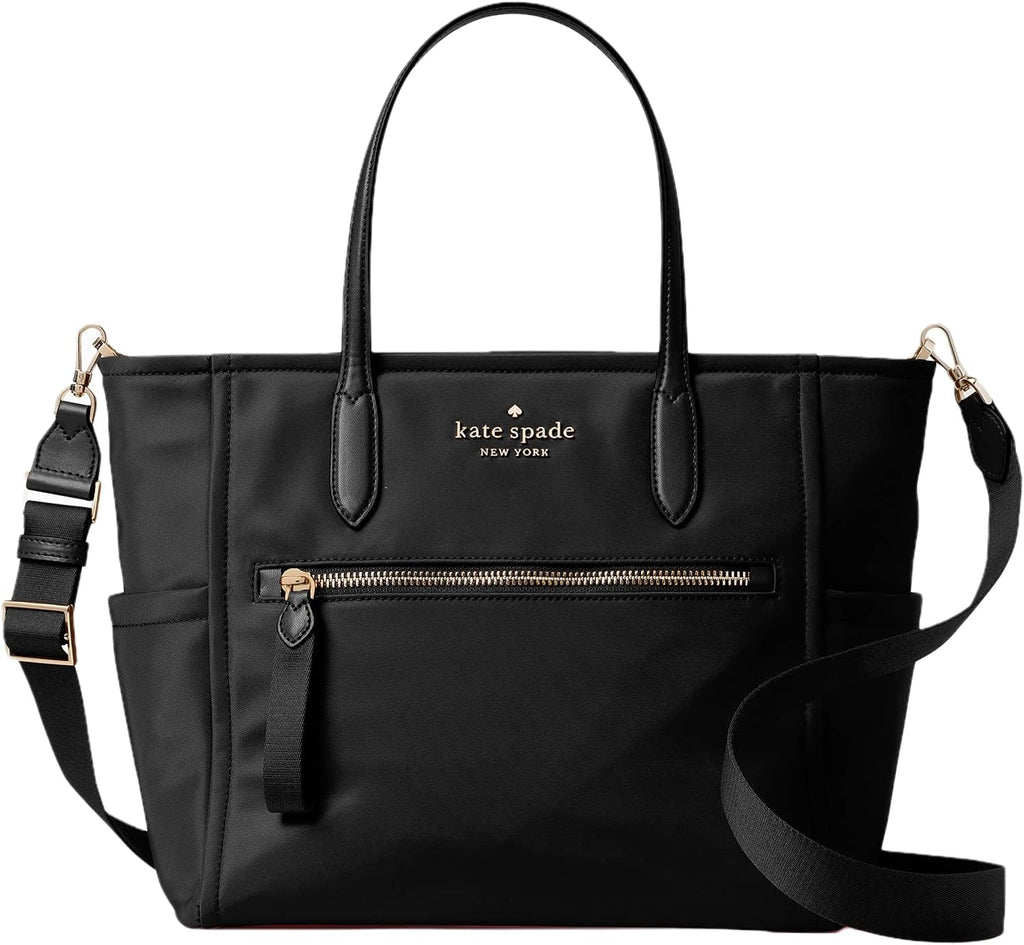 Black Nylon Satchel V715
