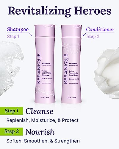 Hydrating Shampoo and Conditioner Set with Keratin F63508