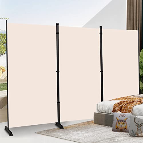 Black 3 Panel Fabric Room Divider M240950