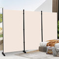 Black 3 Panel Fabric Room Divider M240950