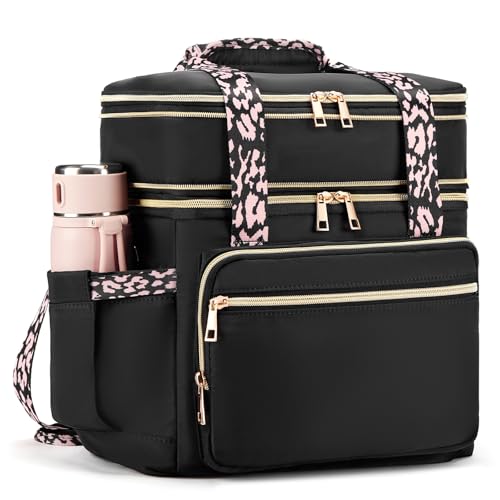 Black Expandable Insulated Lunch Bag L857