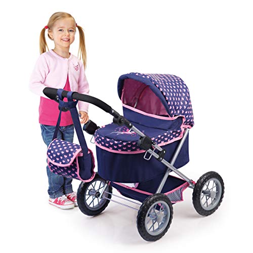 Blue Pink Baby Doll Pram E51210