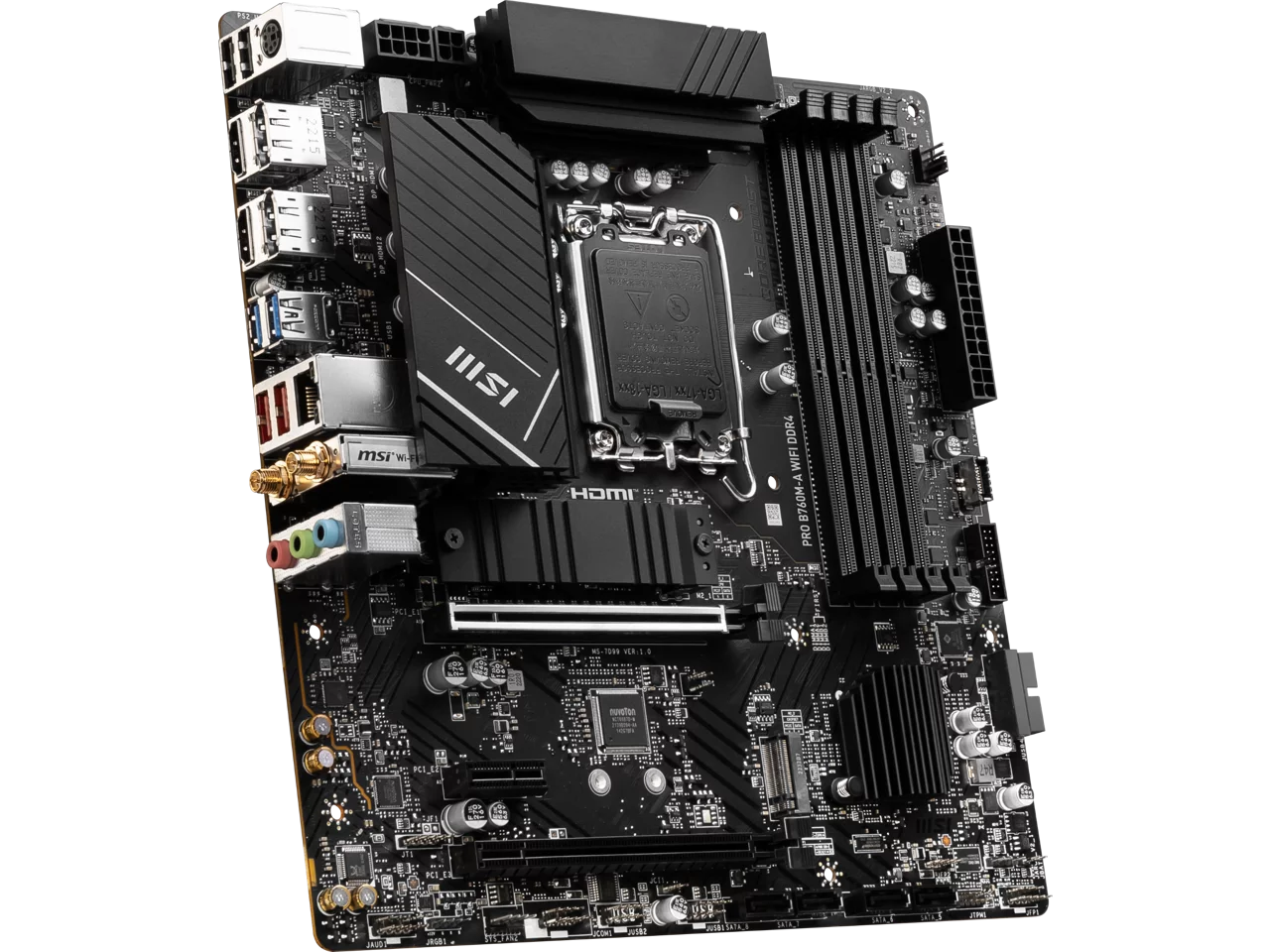 Micro ATX Motherboard with WiFi 6 and 2.5Gb LAN R105297