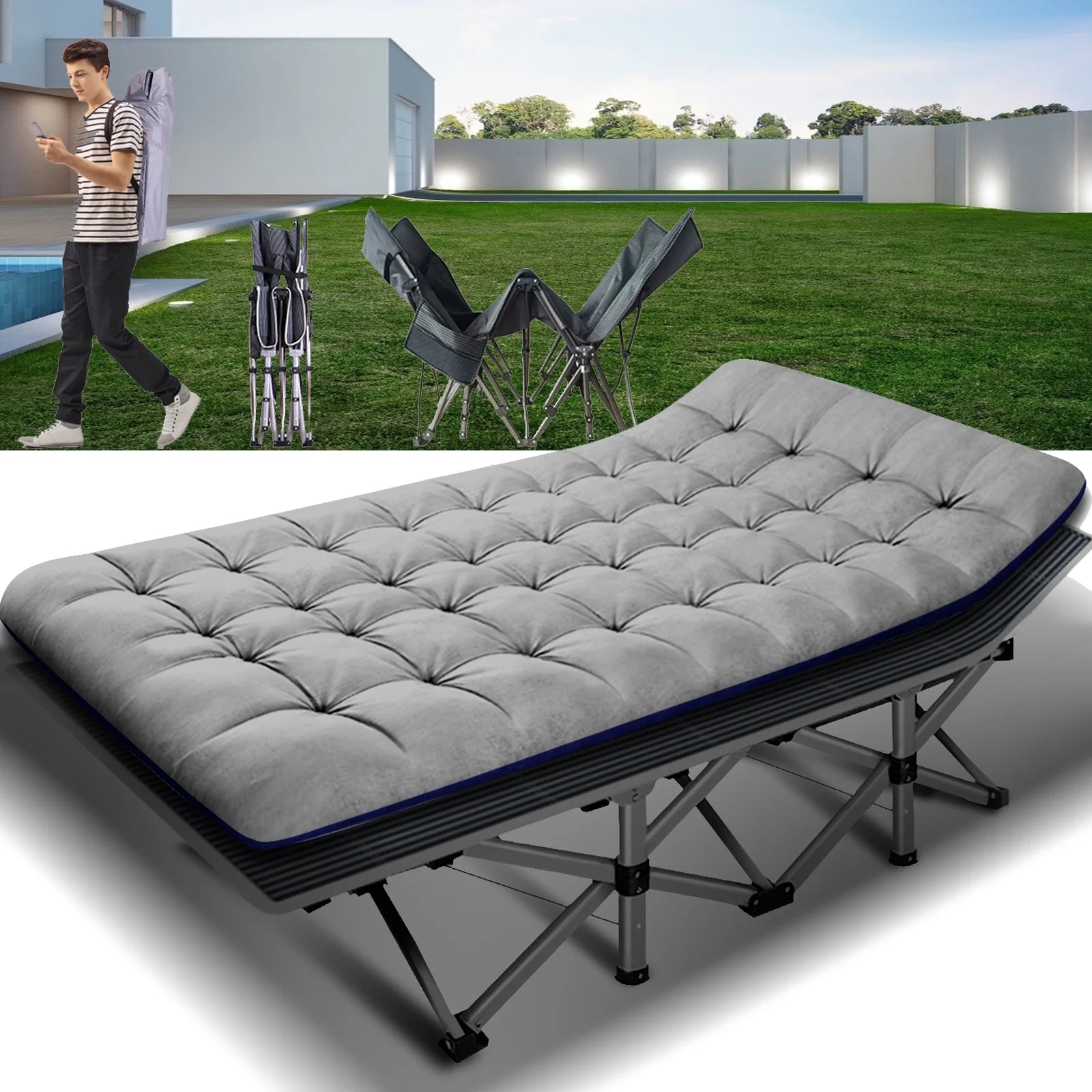 Folding Camping Cot R5573