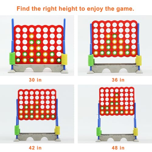 33 inch Giant 4 in a Row Outdoor Game, Blue/White I492