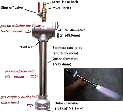 Propane Forge Burner with Regulator L612650