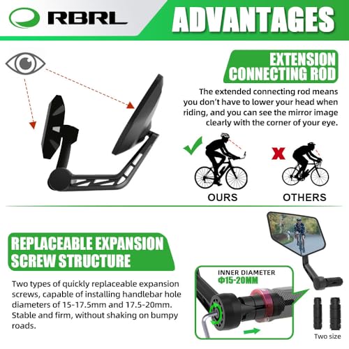 Scratch Resistant Bike Rear View Mirror E524396