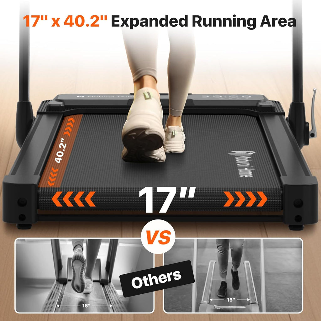 3 in 1 Folding Treadmill Walking Pad Compact Under Desk Running Walking Machine N61306