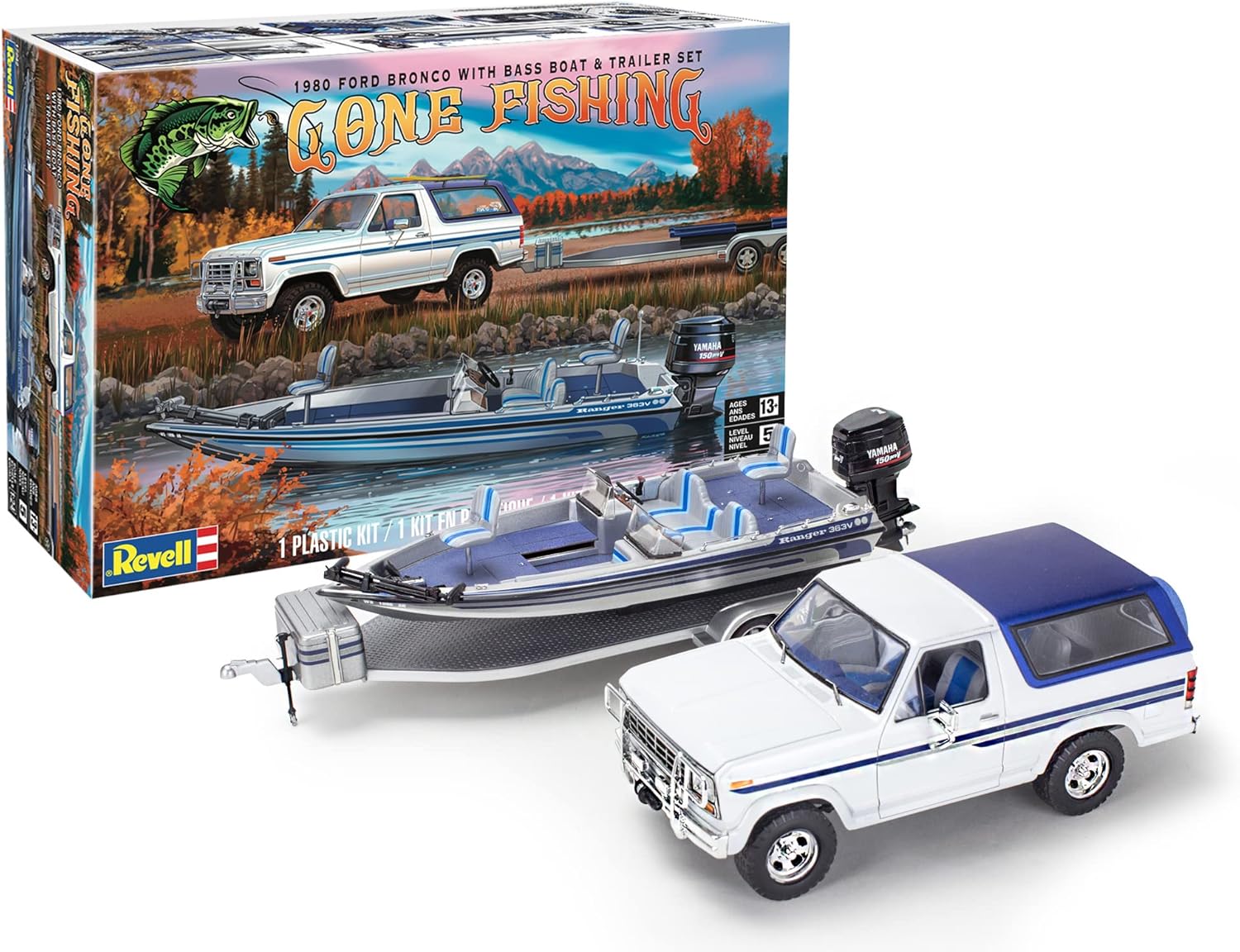1:24 scale 157-Piece Model Truck Building Kit P403