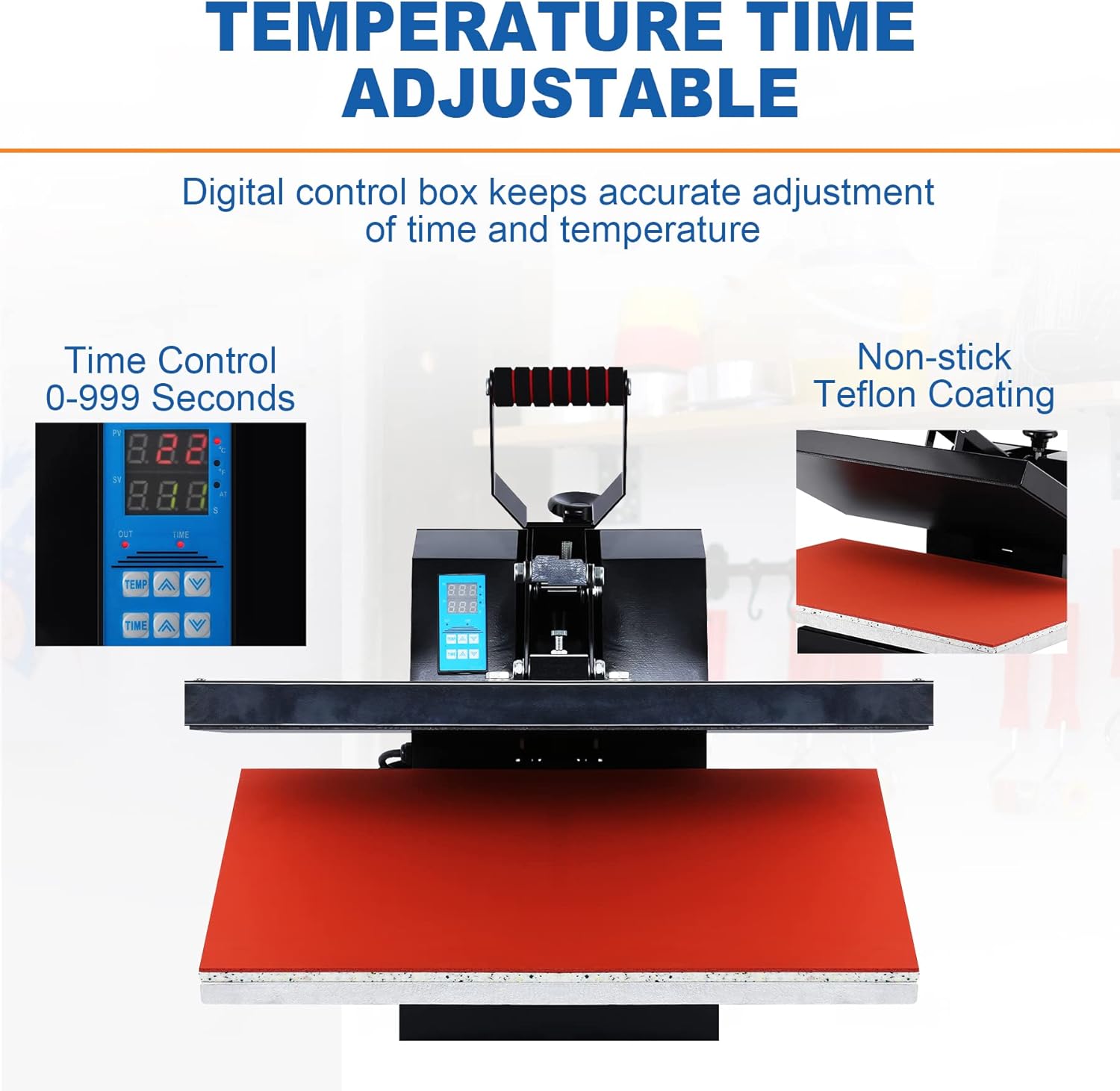 16x24" Clamshell Heat Press Machine X912