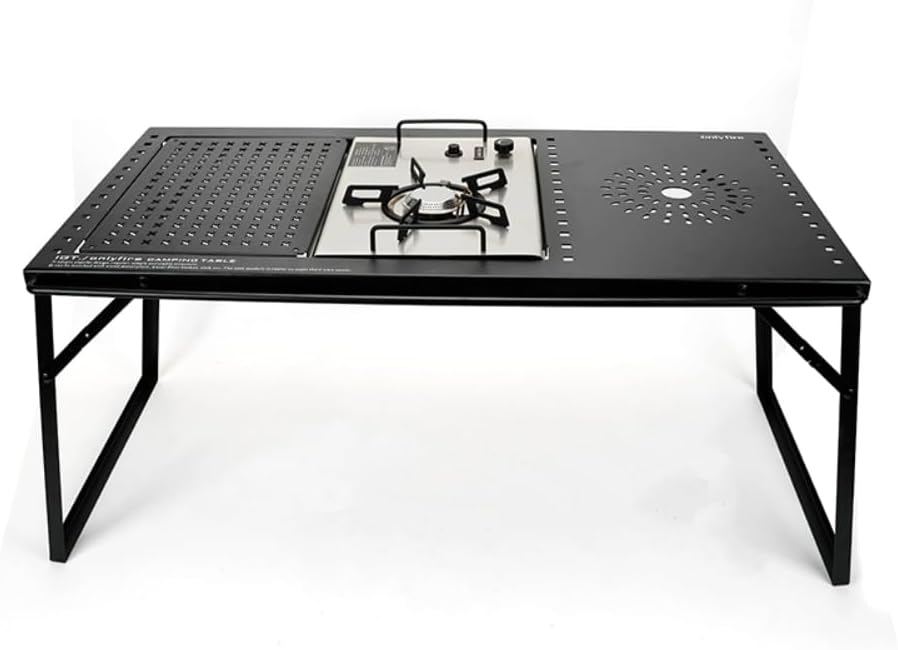 IGT Camping Table Kit with Gas Stove and Carrying Case V683
