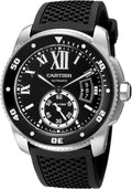 Black Analog Automatic Watch D275