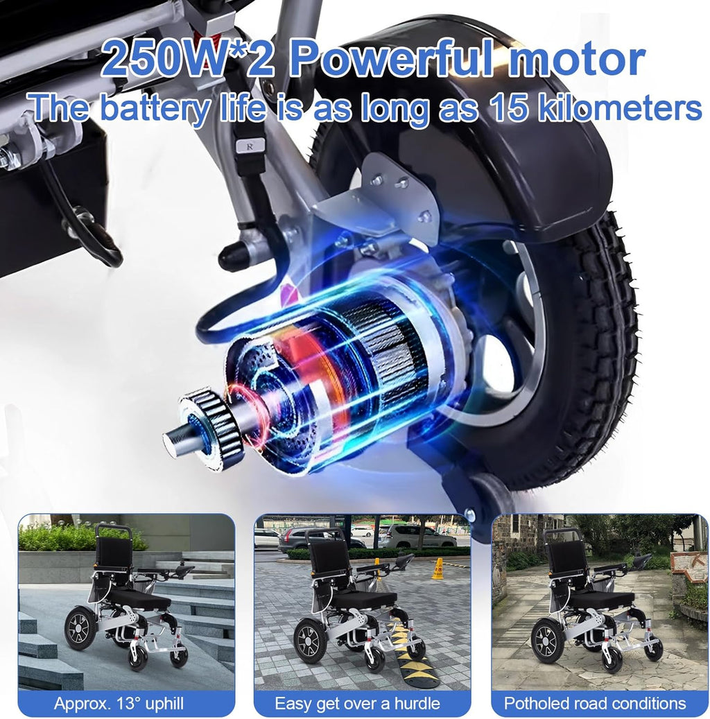 Lightweight Foldable Electric Wheelchair H9320
