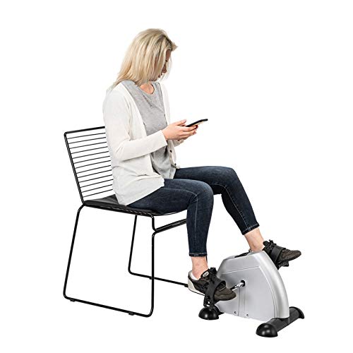 Silver Mini Cycle Exercise Bike with LCD Display I6048