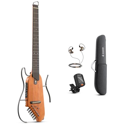 Natural Headless Acoustic-Electric Guitar C784