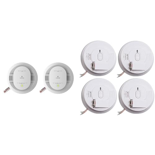 Hardwired Smoke & Carbon Monoxide Detector with 6 Hardwired Smoke Detectors N1941
