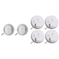 Hardwired Smoke & Carbon Monoxide Detector with 6 Hardwired Smoke Detectors N1941