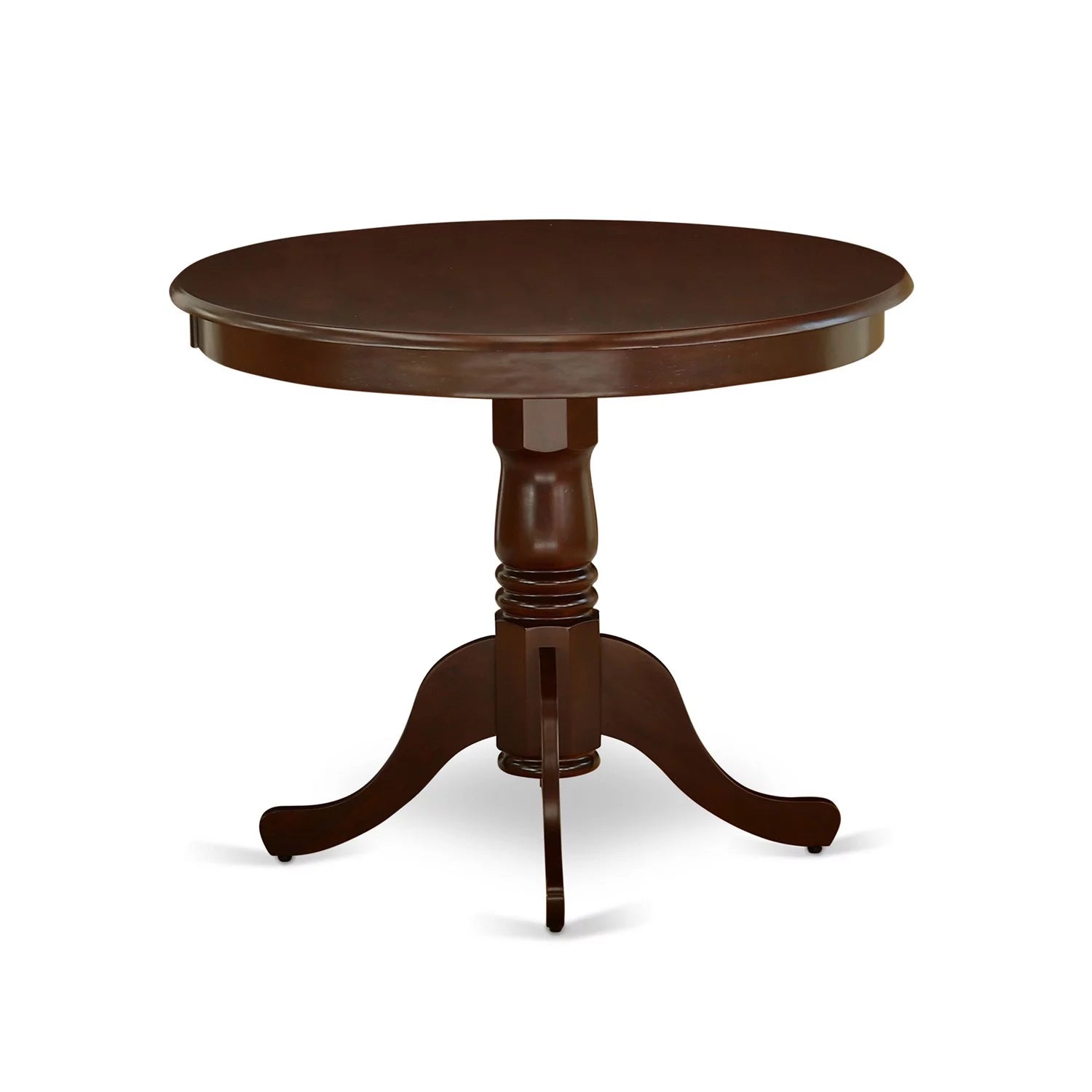 Antique 5-piece Dining Chair and Round Table Set in Mahogany S49163