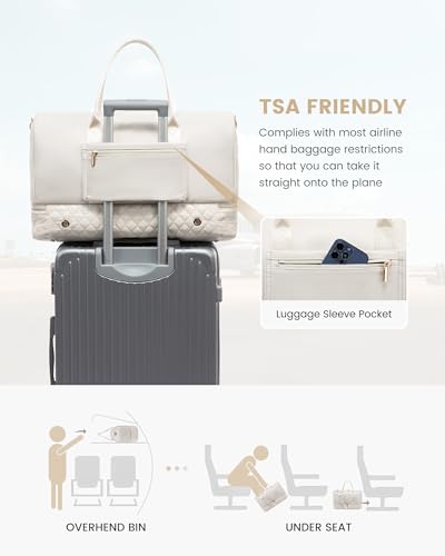 Travel Bag with Shoe Compartment, 3 Pcs Set R30023