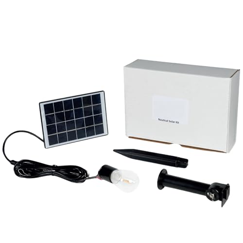 Solar Powered Lighthouse Kit with LED Lights Y332
