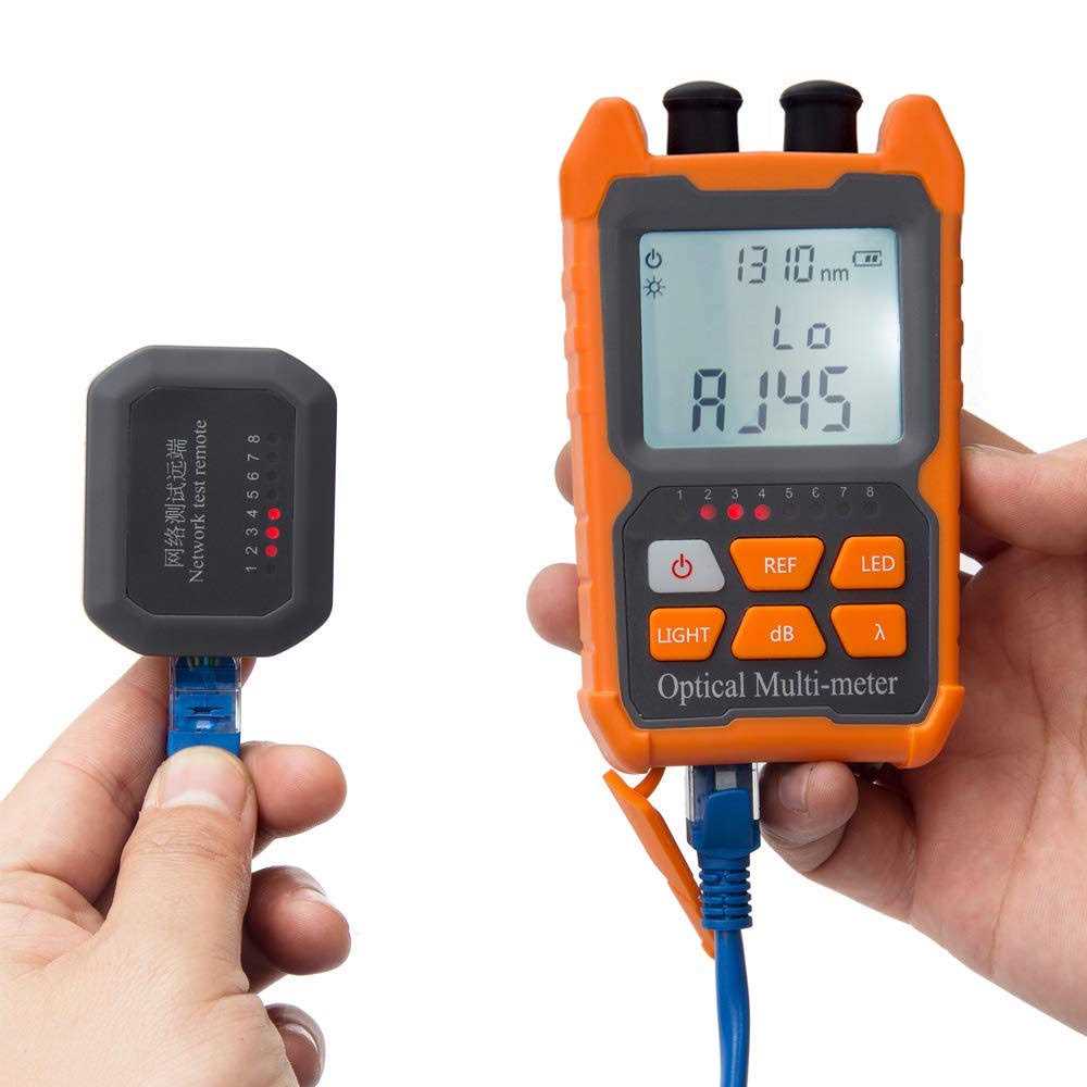 Fiber Optic Cable Tester Optical Fiber Power Meter with Visual Fault Locator B14185