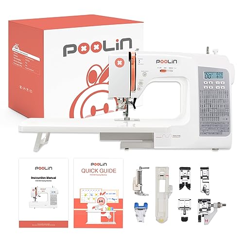 Self Threading Sewing Machine with 293 Stitches, Expansion Table, 7 Presser Feet S89890