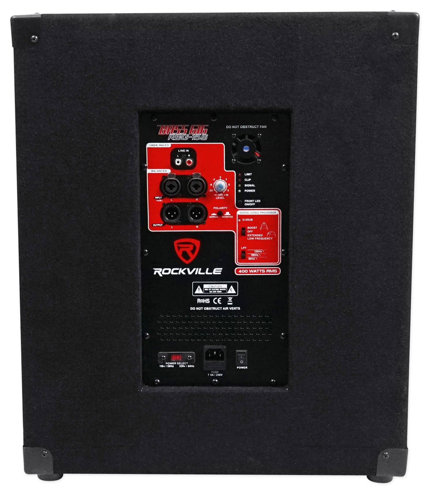 1600W Active Powered PA Subwoofer with Steel Casters B64857