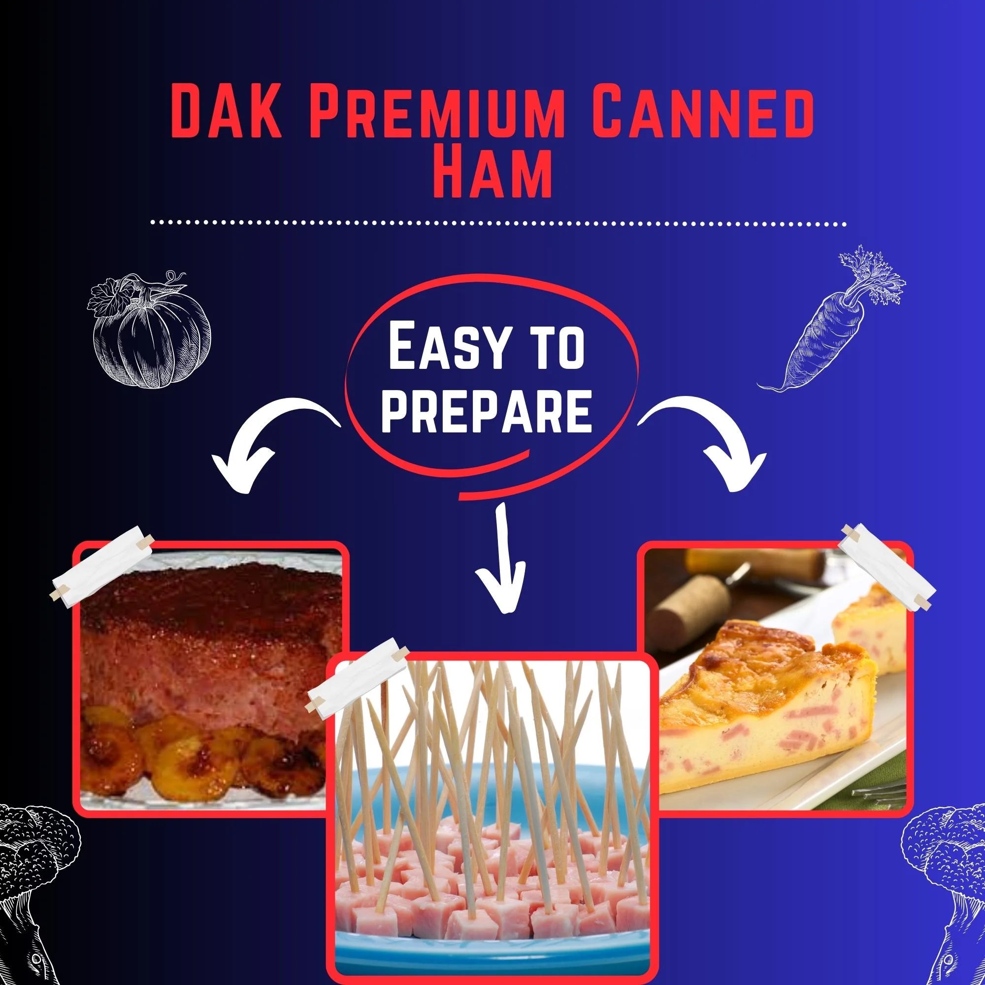 Canned Ham, 4 ct. (16 oz) G65778