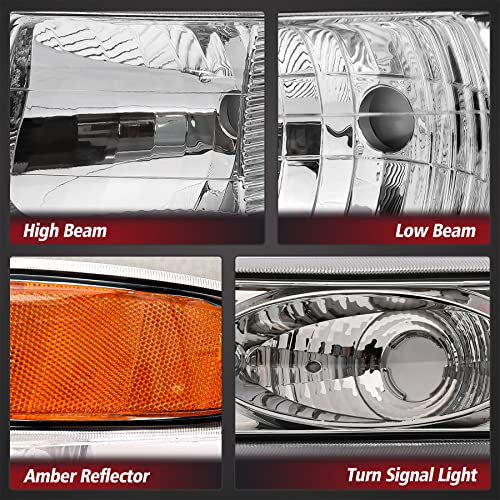 Chrome Housing Headlamps Set V403807