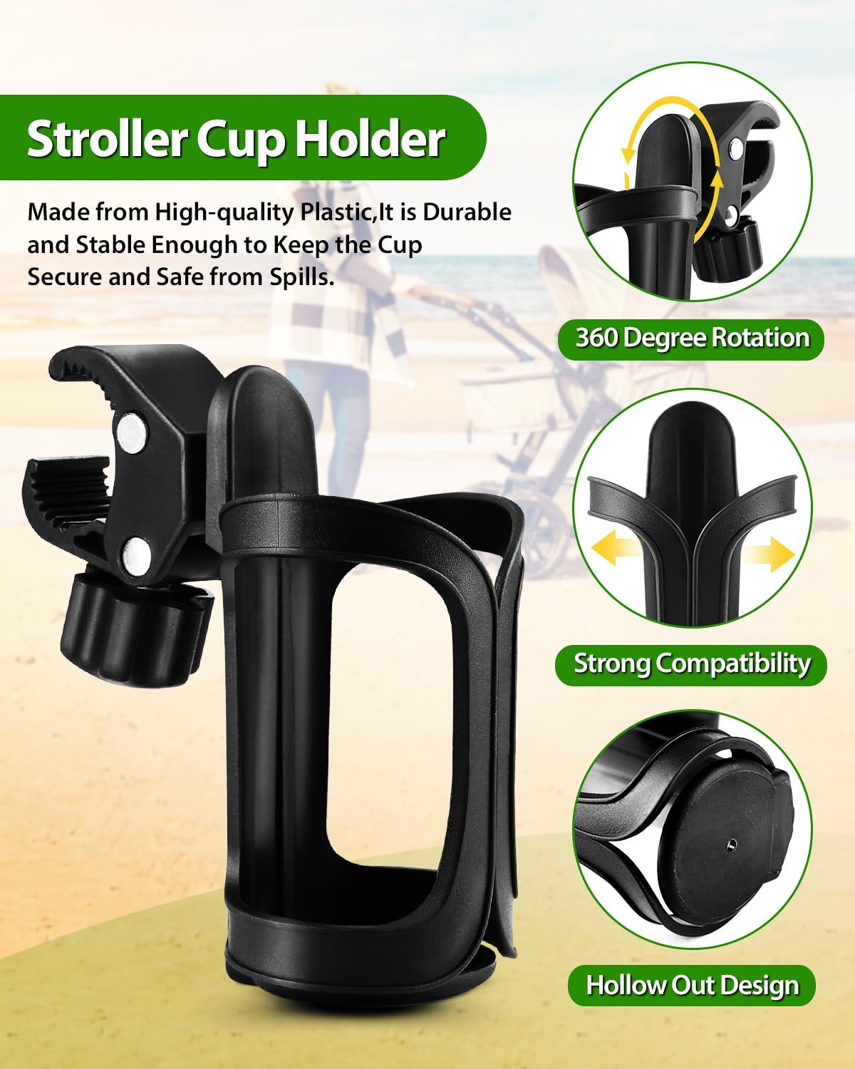 2 Pack Universal Cup and Bottle Holder T55540