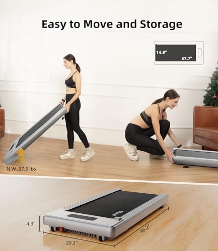 Under Desk Treadmill with Remote Control LED Display Q84470