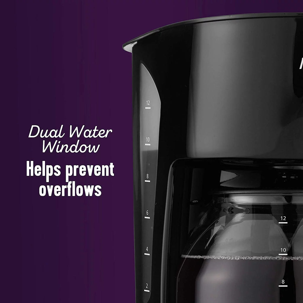 12-Cup Black Coffee Maker A425