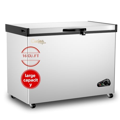 10 Cu Ft Chest Freezer with Removable Basket and Adjustable Thermostat L17997