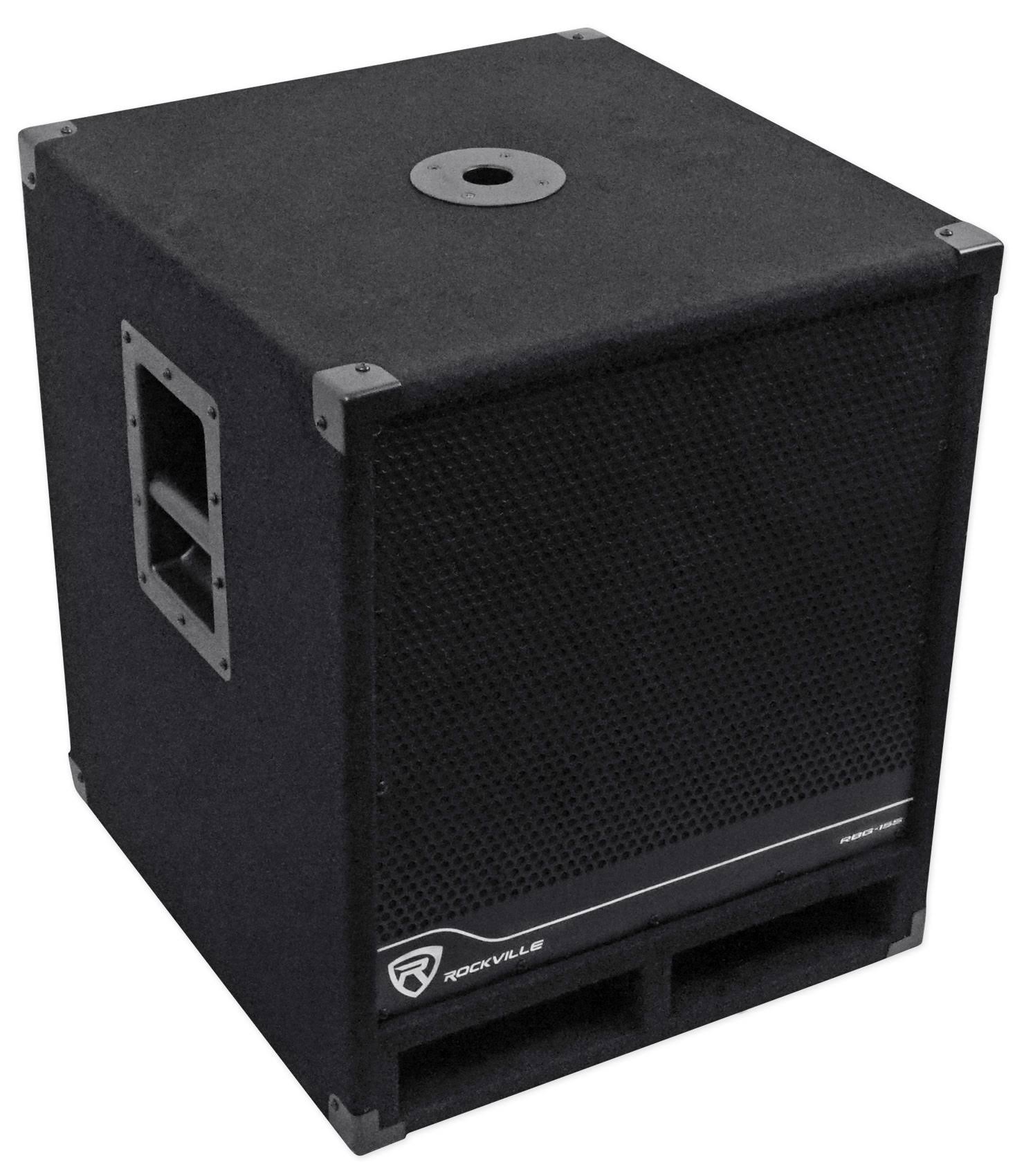 1600W Active Powered PA Subwoofer with Steel Casters B64857
