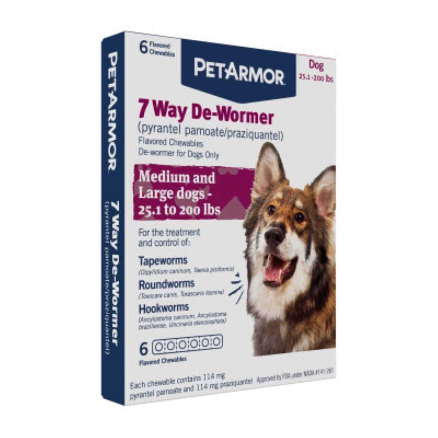 7 Way De Wormer Dogs O47106