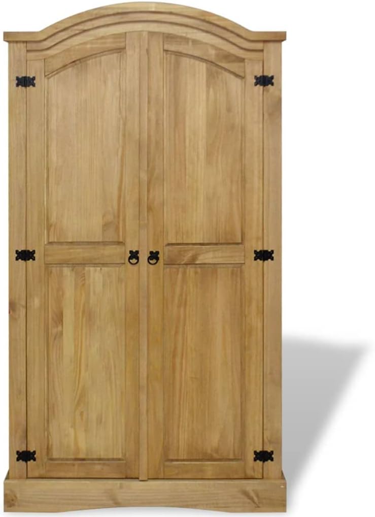 Solid Pinewood 2 Door Wardrobe O200