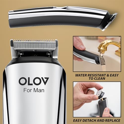 21 Piece Beard Trimmer Hair Clipper Electric Razor with USB Recharge Dock H2372
